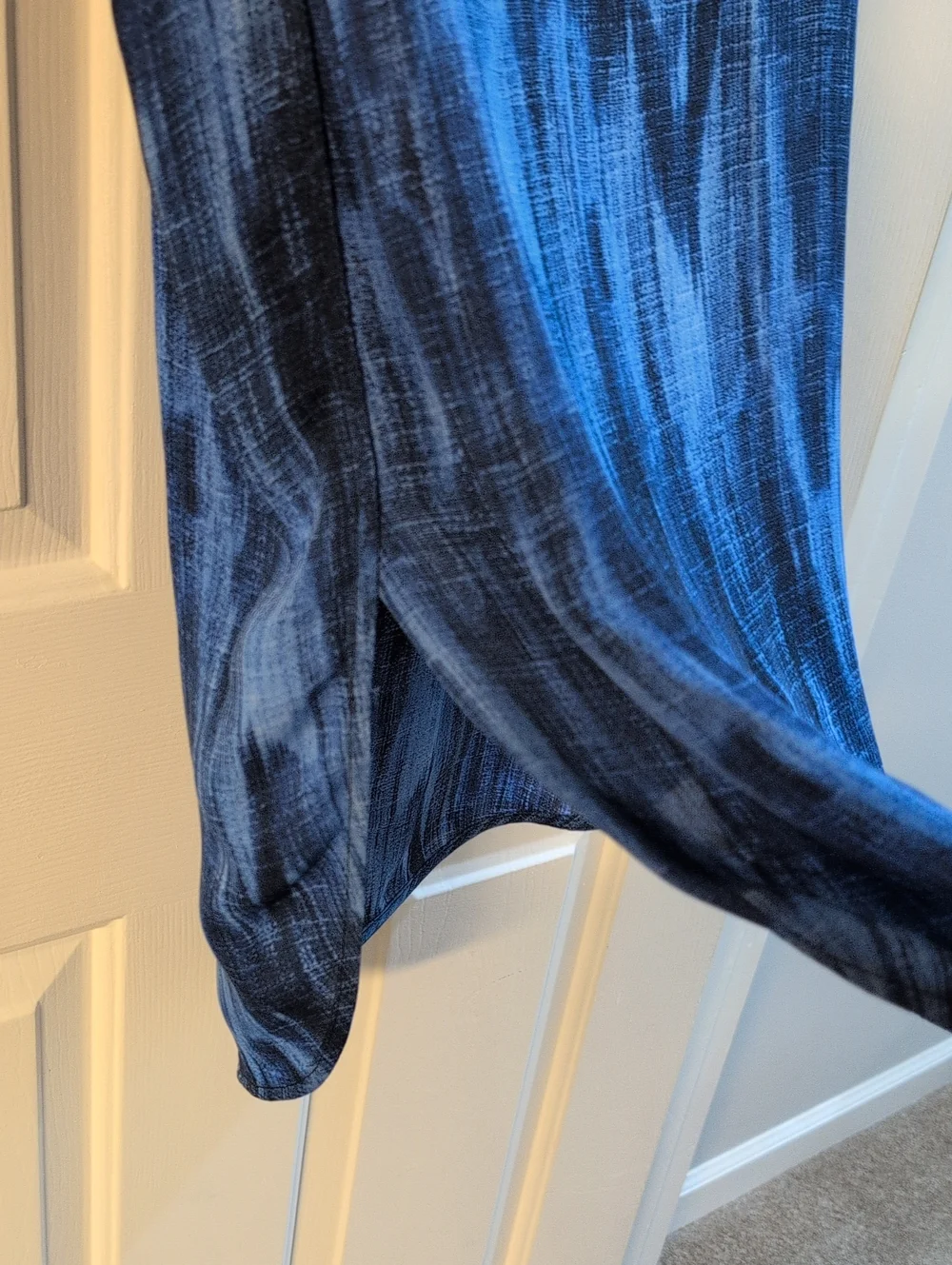 MK Sleeveless Blue Top